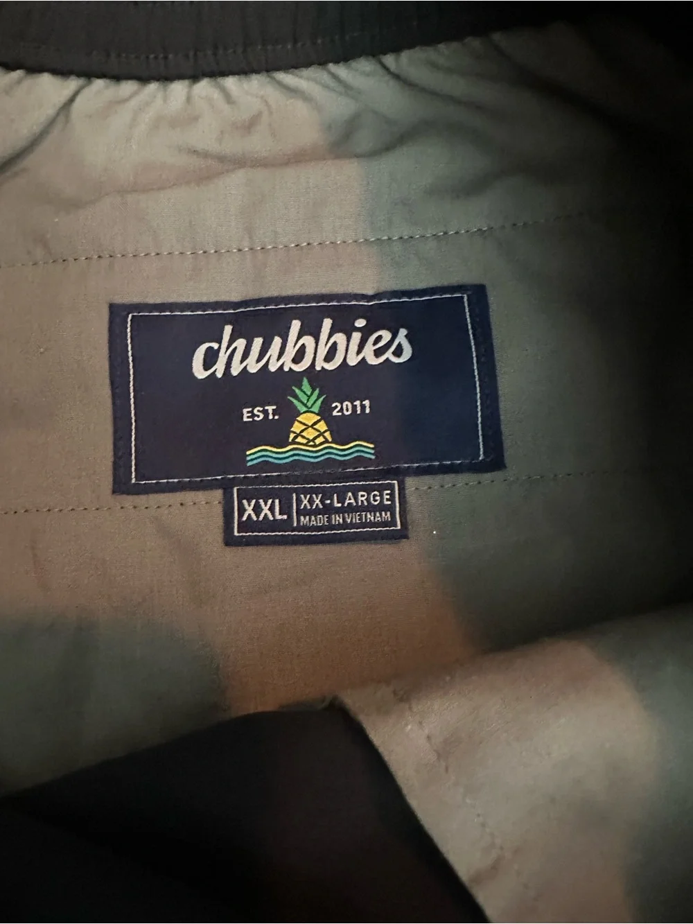 chubbies Black the everywear button front/zipper & Drawstring Shorts 6” L